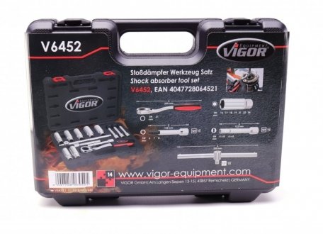 Купить Набор инструмента для монтажа амортизатора VIGOR Equipment v6452 (фото1) подбор по VIN коду, цена 6988 грн.