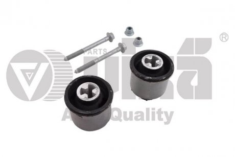 Ремкомплект сайлентблоков задней балки (2шт) с крепежом Seat Ibiza (09-12) Vika 55011617601