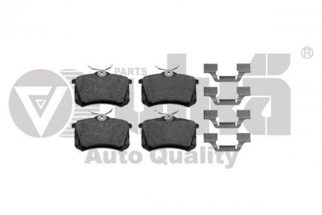 Купить Колодки тормозные задние Skoda Octavia (01-11)/VW Golf (96-03)/Seat Leon (00-06),Toledo (99-04) Skoda Octavia, Volkswagen Golf, Bora, Seat Toledo, Leon Vika 66980001501 (фото1) подбор по VIN коду, цена 519 грн.