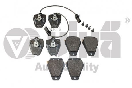 Колодки тормозные передние с датчиком износа Audi A6 (98-01) Audi 100, A8, A6 Vika 66981691501