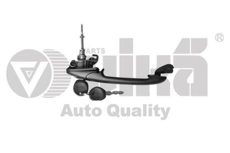 Ручка дверна зовнішня ліва чорна Volkswagen Polo Vika 88370693801