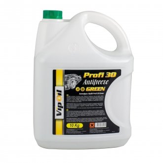 Антифриз Profi 30 Green (зелений) 10кг х2 VIPOIL 701394