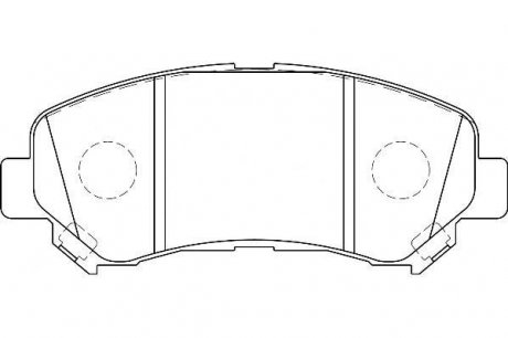 Купить Тормозные колодки Nissan X-Trail, Qashqai, Juke WAGNER wbp24632a (фото1) подбор по VIN коду, цена 1532 грн.