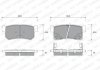 Купить Колодка тормозная задняя (4шт.) -Toyota Tsusho Corp SsangYong Rexton, Kyron, Actyon WEEN 151-2331 (фото1) подбор по VIN коду, цена 684 грн.
