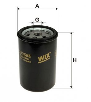 Купити Фільтр палива WIX FILTERS 33358E (фото1) підбір по VIN коду, ціна 249 грн.