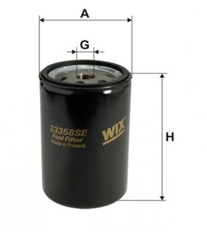 Купити Фільтр палива WIX FILTERS 33358SE (фото1) підбір по VIN коду, ціна 268 грн.