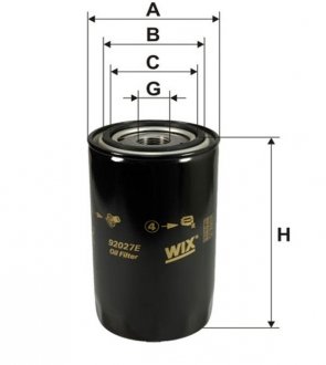 Купити Фільтр оливи WIX FILTERS 92027E (фото1) підбір по VIN коду, ціна 344 грн.