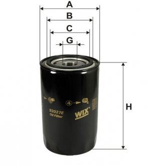 Купить Фильтр WIX FILTERS 92027E (фото1) подбор по VIN коду, цена 344 грн.