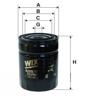Купить Фильтр WIX FILTERS 92097E (фото1) подбор по VIN коду, цена 199 грн.
