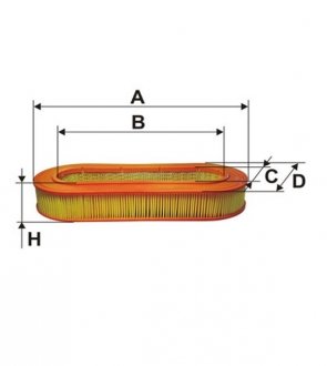 Фільтр повітря Mercedes W124, S124, SsangYong Korando WIX FILTERS wa6009