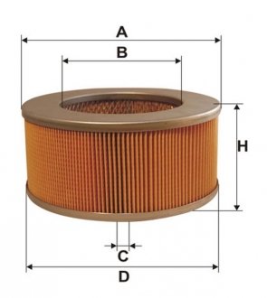 Фільтр повітря WIX FILTERS wa6101