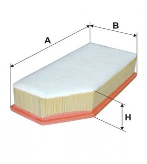 Фільтр повітря Peugeot 508, Citroen C5, Peugeot 407 WIX FILTERS wa9571