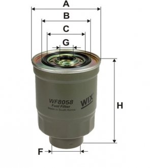 Фильтр топлива Suzuki Vitara WIX FILTERS wf8058