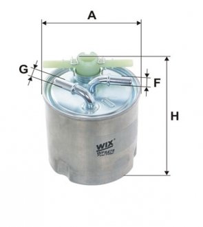 Фильтр топлива Nissan X-Trail, Qashqai WIX FILTERS wf8478