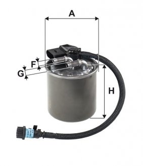 Фильтр топливный Mercedes W906, Vito WIX FILTERS wf8514