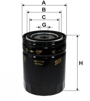 Фільтр WIX FILTERS wl7118