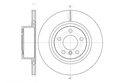 Купити Диск гальмівний задній (кратно 2) (Remsa) BMW X3F25 10>17 BMW X3, X4 WOKING d6145510 (фото1) підбір по VIN коду, ціна 2701 грн.