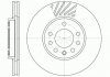 Купити Гальмівний диск перед. Opel Astra G, H/Zafira 98- (вент.) (280x25) Opel Meriva, Astra, Zafira, Corsa, Combo WOKING d6584.10 (фото1) підбір по VIN коду, ціна 1483 грн.