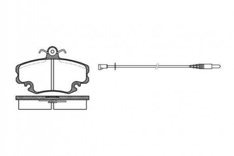 Купить Тормозные колодки перед. PEUGEOT 205/209 /RENAULT Megane 96-03/Clio 1.2-1.9 91-05 (99,9x64,8x18) Renault 19, 21, Clio, Megane, Twingo WOKING p0413.32 (фото1) подбор по VIN коду, цена 654 грн.