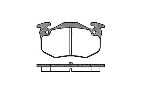 Колодки гальмівні WOKING p0443.60