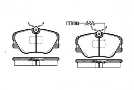 КОЛОДКИ ГАЛЬМІВНІ WOKING p0893.02