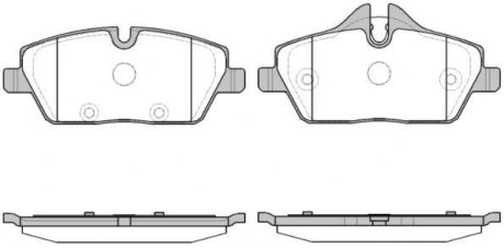 Колодки тормозные диск. перед. (Remsa) BMW i3 13> (P10313.30) BMW i3 WOKING p1031330