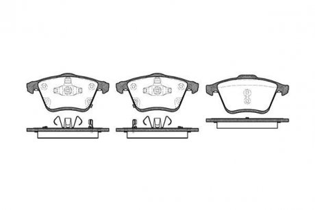 Колодки гальмівні WOKING p10823.02