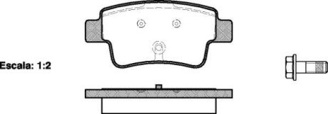 Колодки гальмівні Fiat Grande Punto, Opel Corsa, Fiat Punto WOKING p10983.00