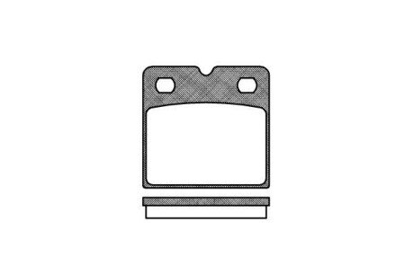 Колодки гальмівні Jaguar XK, XJ, Tesla Model S, Model X WOKING p11673.00