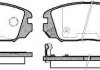 Купить Колодки тормозные диск. перед. (Remsa) Honda Civic viii 1.6 05-,Hyundai Grandeur 2.2 03- Hyundai Sonata, Coupe, Tucson, KIA Sportage, Honda Civic, KIA Optima WOKING p13043.02 (фото1) подбор по VIN коду, цена 1173 грн.