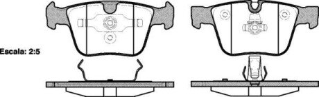 Колодки гальмівні Mercedes W221, C216, W220, M-Class, W251 WOKING p13163.00