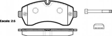 Купить Колодки тормозные диск. перед. (Remsa) Mercedes-benz Sprinter 46-t 3.0 06-,Mercedes-benz Sprinter 5-t 1.8 06- Mercedes W906, Volkswagen Crafter WOKING p13433.00 (фото1) подбор по VIN коду, цена 1410 грн.