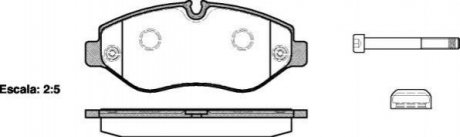 Купити Гальмівні колодки перед. Crafter/W447/W906/W907/Viano W639 (03-21) Mercedes W906, Vito, Volkswagen Crafter, Mercedes M-Class WOKING p13453.00 (фото1) підбір по VIN коду, ціна 1307 грн.