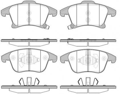 Купити Гальмівні колодки пер. з датчиком зносу FORD GALAXY III/MONDEO/S-MAX 1.0-2.5 14- Ford Mondeo, S-Max, Galaxy WOKING p13493.22 (фото1) підбір по VIN коду, ціна 1343 грн.