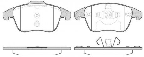 Купить Колодки тормозные Peugeot 208, 307, Citroen C4, Peugeot 207, 308, 3008 WOKING p13493.30 (фото1) подбор по VIN коду, цена 1065 грн.