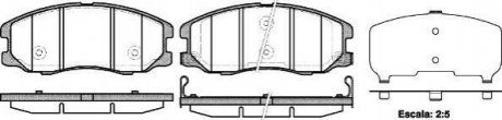 Купить Колодки тормозные диск. перед. (Remsa) Chevrolet Captiva 2.0 06-,Chevrolet Captiva 2.2 06- Chevrolet Captiva WOKING p13613.12 (фото1) подбор по VIN коду, цена 1300 грн.