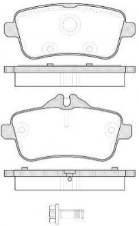 Колодки тормозные диск. задн. (Remsa) MB ML166 GLE166 GLS166 Mercedes M-Class, GLE-Class WOKING p14033.00