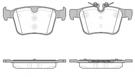 Купить Колодки гальмівні Land Rover Range Rover, Volvo XC90, Land Rover Discovery, Jaguar XE, XF, Volvo S90 WOKING p14163.40 (фото1) подбор по VIN коду, цена 1028 грн.