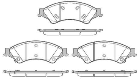 Колодки гальмівні WOKING p14243.02