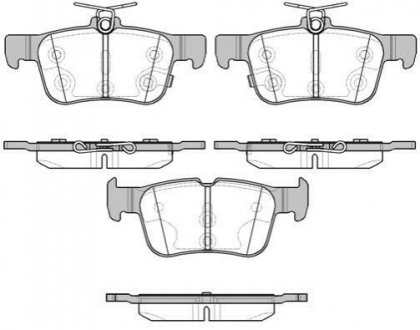 Гальмівні колодки Focus/Kuga/Mondeo 12- WOKING p14513.12