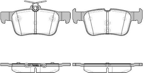 Колодки гальмівні Peugeot Boxer, Ford Mondeo WOKING p14513.42