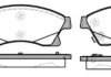 Купить Колодки тормозные диск. перед. (Remsa) Chevrolet Aveo III Cruze / Opel Astra J Opel Astra, Chevrolet Cruze, Aveo WOKING p15313.12 (фото1) подбор по VIN коду, цена 1240 грн.
