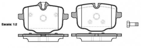 Купить Колодки тормозные диск. задн. (Remsa) BMW 5F10 5G30 7G11 (P15333.00) BMW F10, F13, F12, F11, F07, F06, G11, G30, G31, G32 WOKING p1533300 (фото1) подбор по VIN коду, цена 1256 грн.