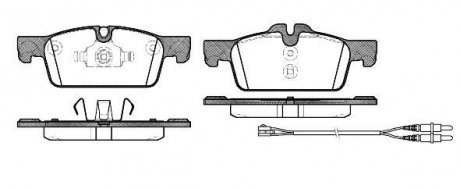 Купити Колодки гальмівний диск. передний (Remsa) PSA 508 10>18 (P15613.01) Peugeot 508 WOKING p1561301 (фото1) підбір по VIN коду, ціна 1341 грн.