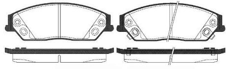 Колодки гальмівні Toyota Camry WOKING p15673.02