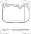 Купить Колодки гальмівні BMW F20, F32, F21, F31, F30, F33, F34, F36, F22 WOKING p15913.10 (фото1) подбор по VIN коду, цена 2495 грн.