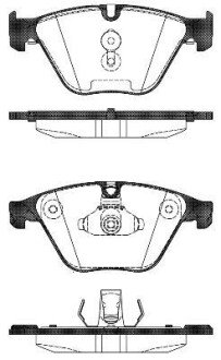 Колодки гальмівні BMW F10, F12, F13, F11, F06 WOKING p15963.00