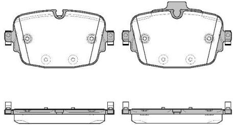 Колодки гальмівні Audi Q7 WOKING p16393.00
