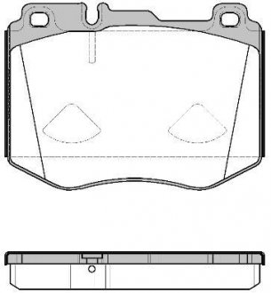 Колодки тормозные Mercedes W205, S205, GLC-Class, C205, W213, S213, C124, C207, C238, A124, A207, A238 WOKING p17043.00