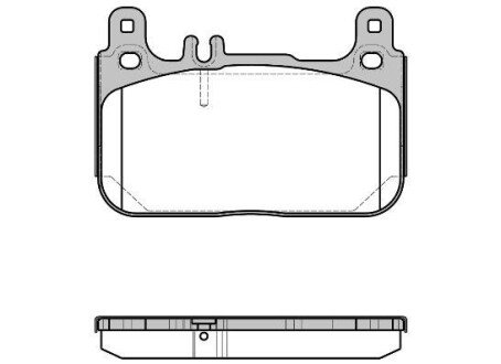 Колодки гальмівні Mercedes W246, CLA-Class, W176, GLA-Class WOKING p17223.00